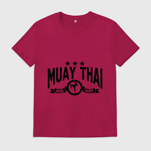Мужская футболка Muay thai boxing / Маджента – фото 1