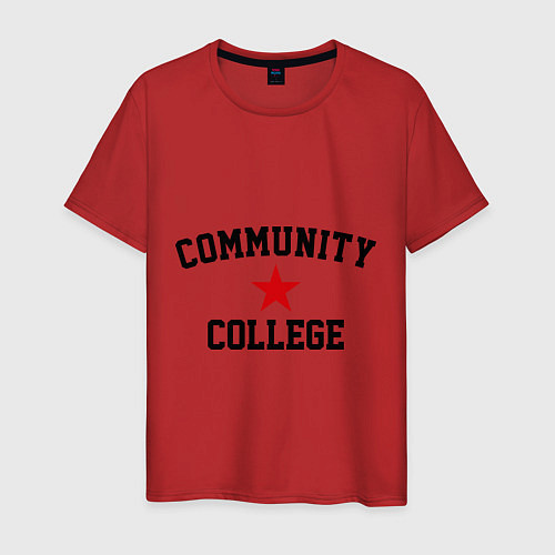 Мужская футболка College Star / Красный – фото 1