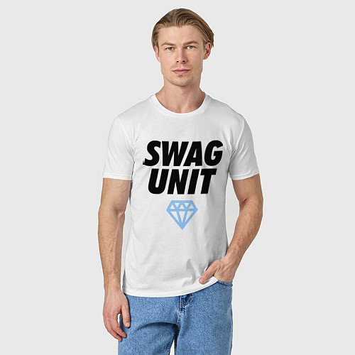 Мужская футболка Swag Unit / Белый – фото 3