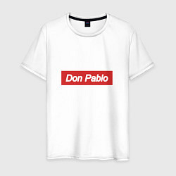 Футболка хлопковая мужская Don Pablo Supreme, цвет: белый