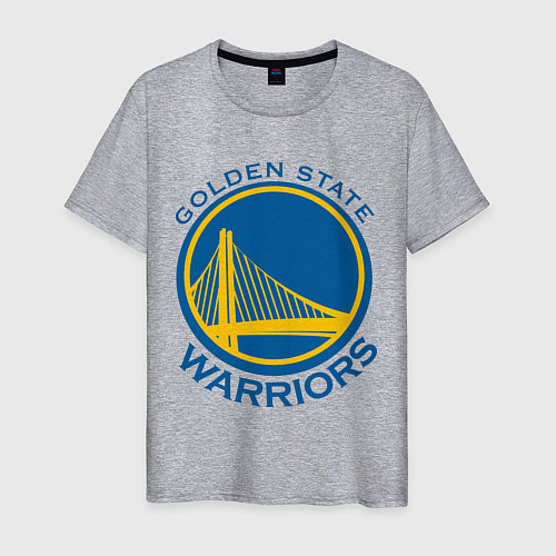 Мужская футболка Golden state Warriors / Меланж – фото 1