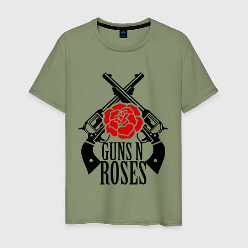 Мужская футболка Guns n Roses: guns / Авокадо – фото 1