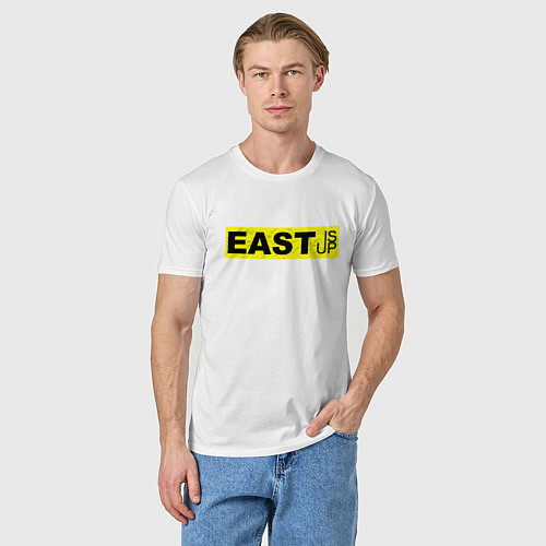 Мужская футболка East is Up TOP / Белый – фото 3
