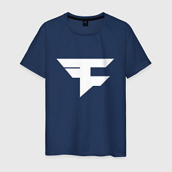 Футболка хлопковая мужская FAZE Symbol, цвет: тёмно-синий