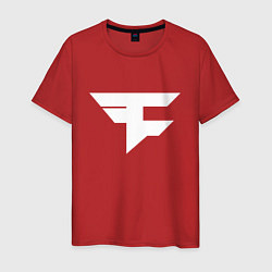 Футболка хлопковая мужская FAZE Symbol, цвет: красный