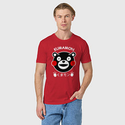 Футболка хлопковая мужская Kumamon, цвет: красный — фото 2