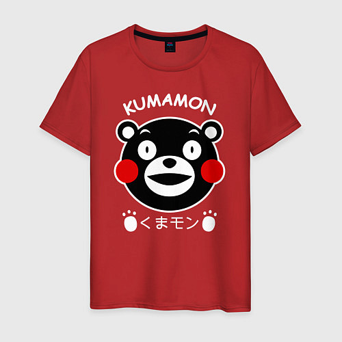 Мужская футболка Kumamon / Красный – фото 1