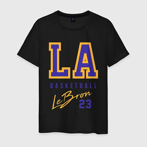 Мужская футболка Lebron 23: Los Angeles / Черный – фото 1