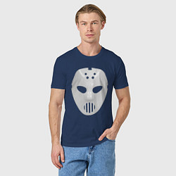 Футболка хлопковая мужская Angerfist Mask, цвет: тёмно-синий — фото 2