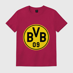 Футболка хлопковая мужская BVB 09, цвет: маджента