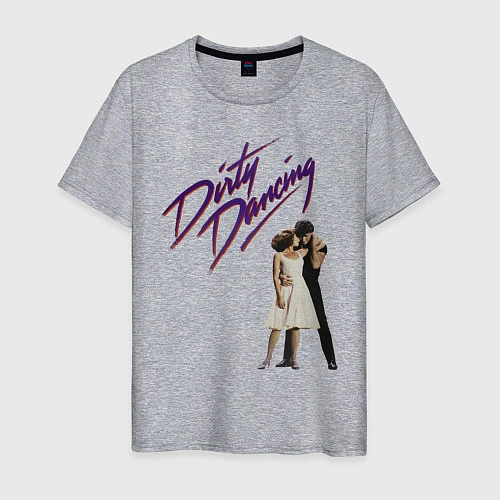 Мужская футболка Dirty Dancing / Меланж – фото 1