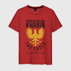 Футболка хлопковая мужская Khabib: The Eagle, цвет: красный