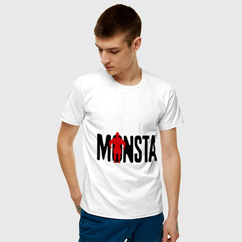 Мужская футболка Monsta / Белый – фото 3