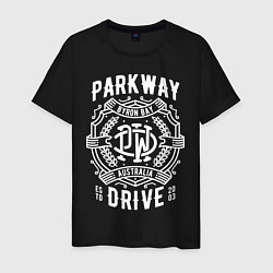 Футболка хлопковая мужская Parkway Drive: Australia, цвет: черный