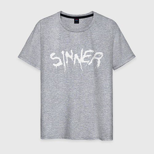 Мужская футболка SINNER / Меланж – фото 1