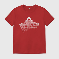 Футболка хлопковая мужская DED SEC, цвет: красный