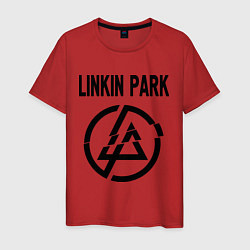 Футболка хлопковая мужская Linkin Park, цвет: красный