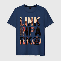 Футболка хлопковая мужская Linkin Park, цвет: тёмно-синий