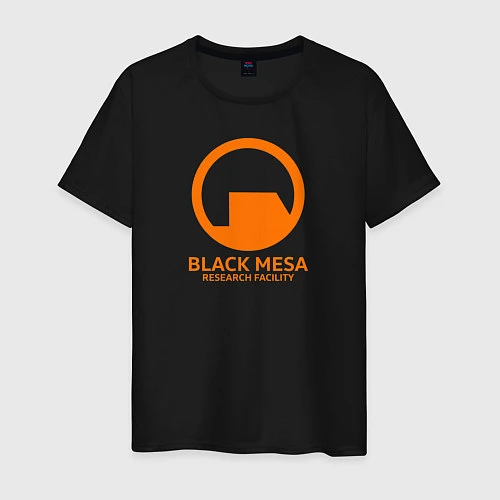 Мужская футболка Black Mesa: Research Facility / Черный – фото 1