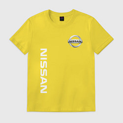 Футболка хлопковая мужская NISSAN, цвет: желтый