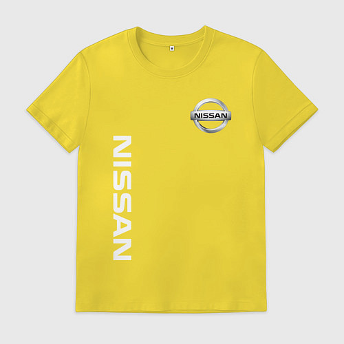 Мужская футболка NISSAN / Желтый – фото 1