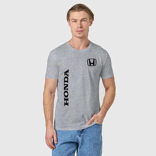 Мужская футболка HONDA / Меланж – фото 3