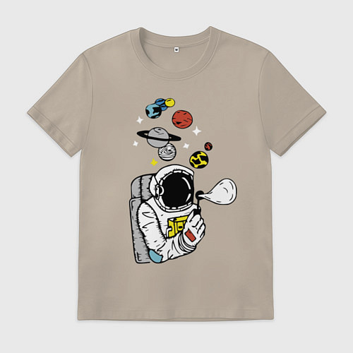 Мужская футболка Cosmos / Миндальный – фото 1