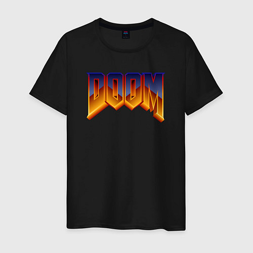 Мужская футболка DOOM / Черный – фото 1