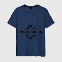 Футболка хлопковая мужская Made in Petersburg, цвет: тёмно-синий