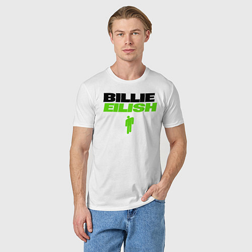 Мужская футболка Billie Eilish: Bellyache / Белый – фото 3