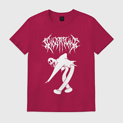 Футболка хлопковая мужская GHOSTEMANE, цвет: маджента