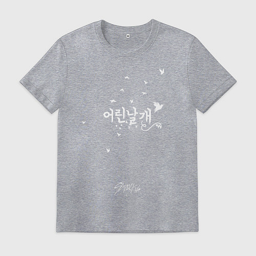 Мужская футболка Stray Kids / Меланж – фото 1