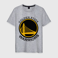 Футболка хлопковая мужская GOLDEN STATE WARRIORS, цвет: меланж