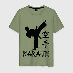 Футболка хлопковая мужская Karate craftsmanship, цвет: авокадо