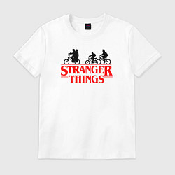 Футболка хлопковая мужская STRANGER THINGS, цвет: белый