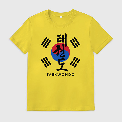 Мужская футболка Taekwondo / Желтый – фото 1