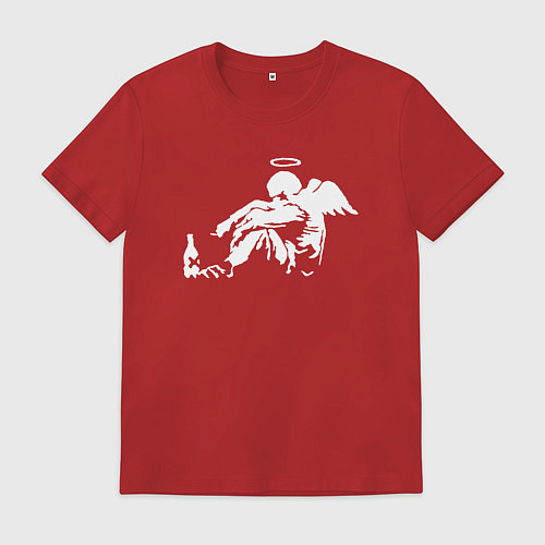 Мужская футболка Banksy / Красный – фото 1