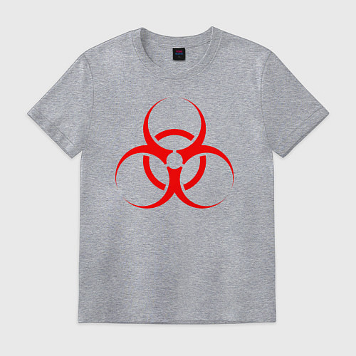 Мужская футболка BIOHAZARD / Меланж – фото 1
