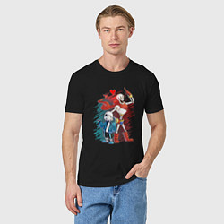 Футболка хлопковая мужская UNDERTALE, цвет: черный — фото 2