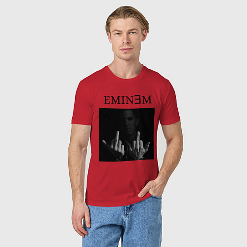 Мужская футболка EMIN?M / Красный – фото 3