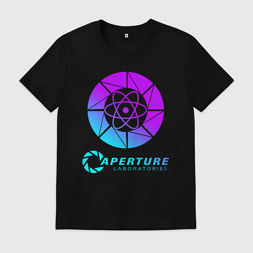 Мужская футболка PORTAL / Черный – фото 1