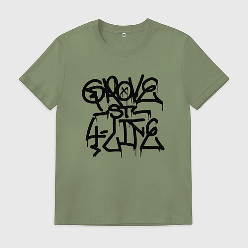 Мужская футболка GROVE STREET 4 LIFE / Авокадо – фото 1