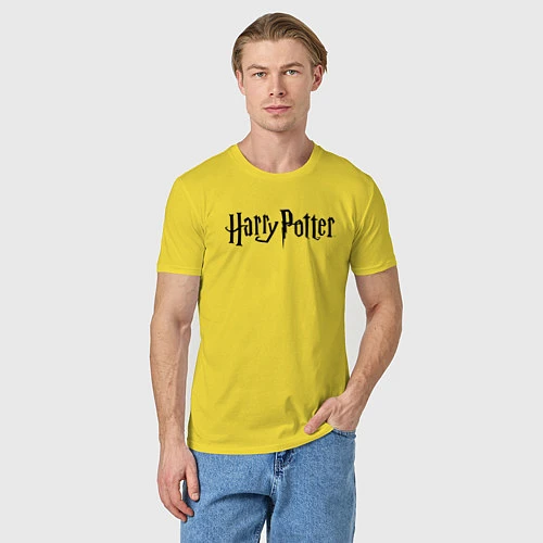 Мужская футболка Harry Potter / Желтый – фото 3