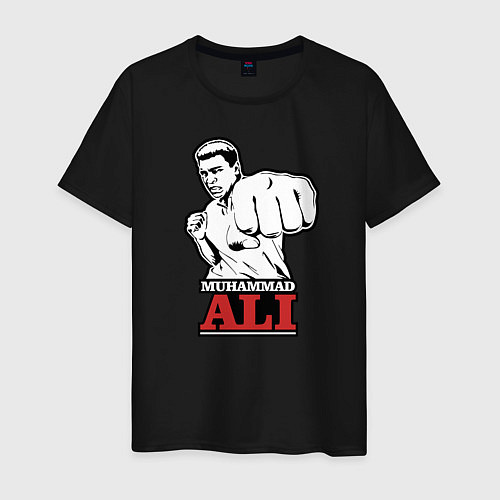 Мужская футболка Muhammad Ali / Черный – фото 1