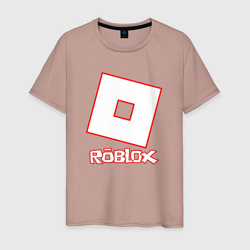 Мужская футболка ROBLOX / Пыльно-розовый – фото 1