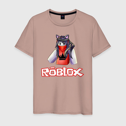 Мужская футболка ROBLOX / Пыльно-розовый – фото 1