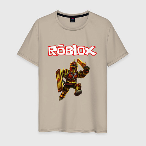 Мужская футболка ROBLOX / Миндальный – фото 1