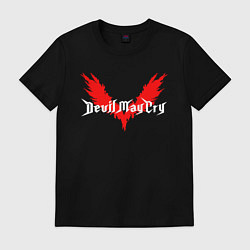 Футболка хлопковая мужская DEVIL MAY CRY DMC, цвет: черный