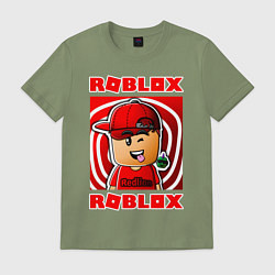 Футболка хлопковая мужская ROBLOX, цвет: авокадо