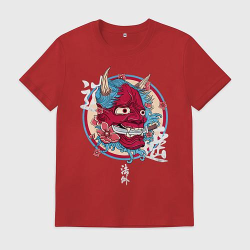 Мужская футболка Маска Они / Красный – фото 1